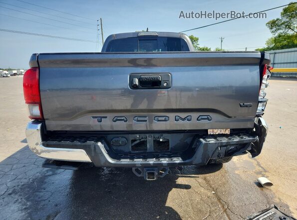 3TMDZ5BN5JM049710 2018 TOYOTA TACOMA Gray უკანა ხედი