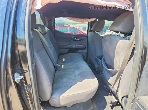 3TMDZ5BN7HM032126 2017 TOYOTA TACOMA Black Widok tylnych siedzeń
