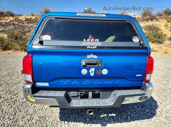 3TMDZ5BN9HM018616 2017 TOYOTA TACOMA Blue Widok z tyłu