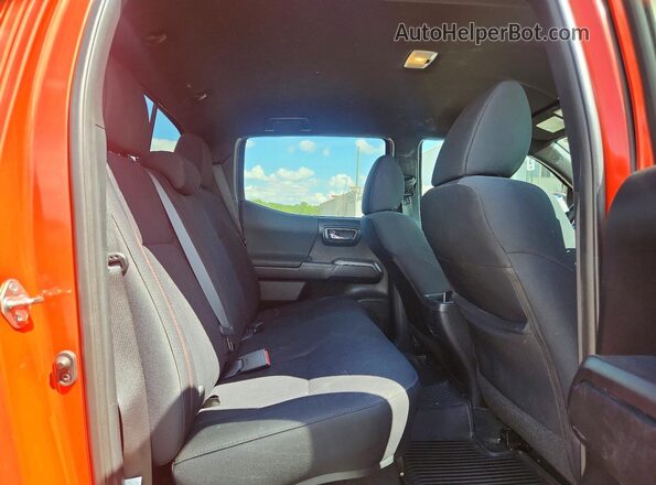 3TMDZ5BN9JM052920 2018 TOYOTA TACOMA Красный Вид задних сидений