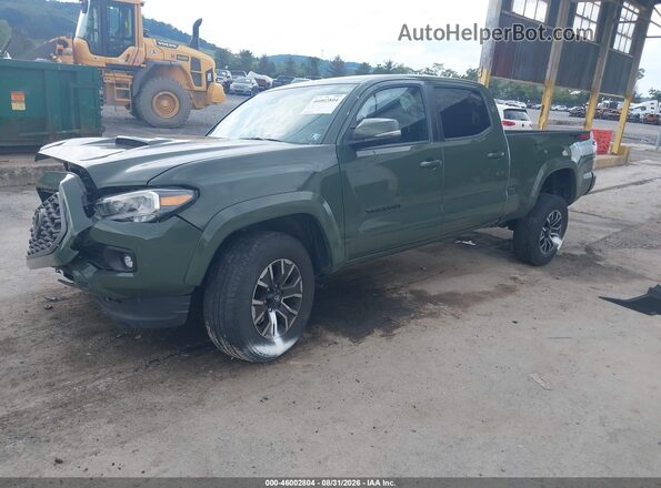 3TMDZ5BN9NM126570 2022 TOYOTA TACOMA Green Передня ліва чверть