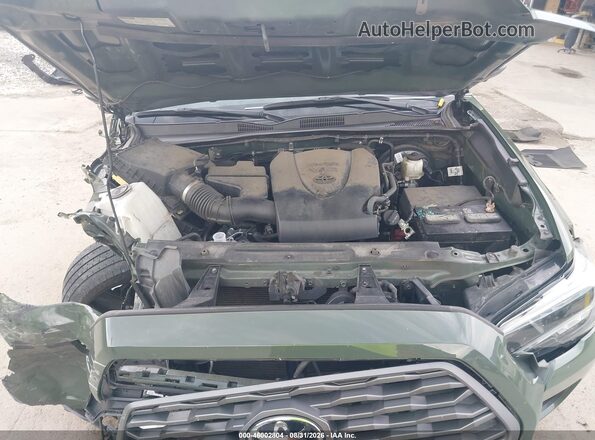 3TMDZ5BN9NM126570 2022 TOYOTA TACOMA Green Вид ззаду