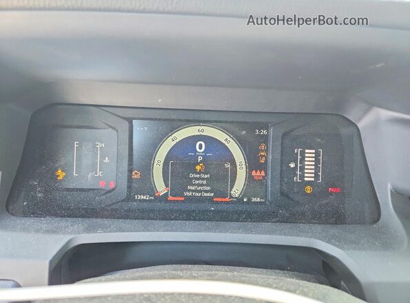 3TMKB5FN2RM016732 2024 TOYOTA TACOMA Белый Вид щитка приборов