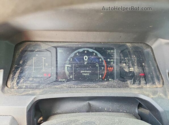 3TMKB5FN3SM042018 2025 TOYOTA TACOMA Gray Instrument cluster view