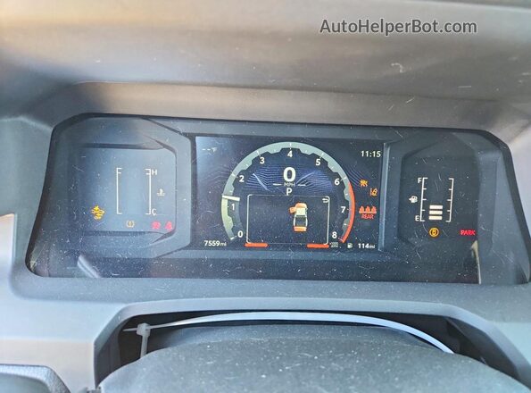 3TMKB5FN5SM052677 2025 TOYOTA TACOMA Black Vista del cuadro de instrumentos