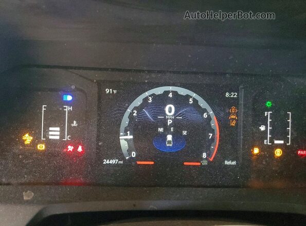 3TMKB5FN6SM051344 2025 TOYOTA TACOMA Gray Սարքավորումների վահանակի տեսք