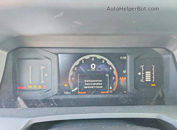 3TMKB5FN9TM071783 2026 TOYOTA TACOMA Blue Instrument cluster view