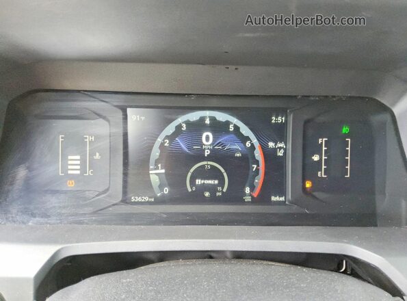 3TMKB5FNXRM014503 2024 TOYOTA TACOMA White ხელსაწყოთა პანელის ხედი