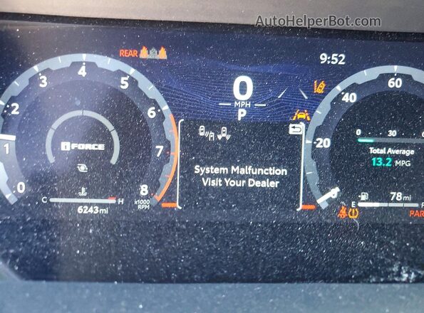3TMLB5JN0SM114272 2025 TOYOTA TACOMA Silver Instrument cluster view