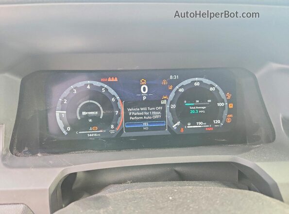 3TMLB5JN2TM210051 2026 TOYOTA TACOMA Blue Սարքավորումների վահանակի տեսք
