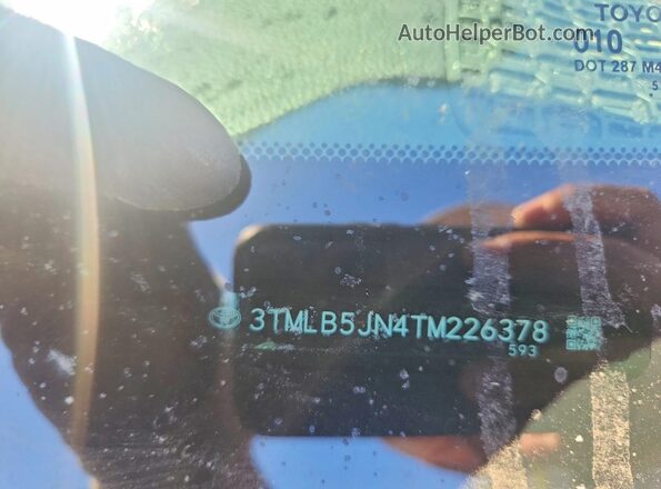 3TMLB5JN4TM226378 2026 TOYOTA TACOMA Black Vista del compartimento del motor