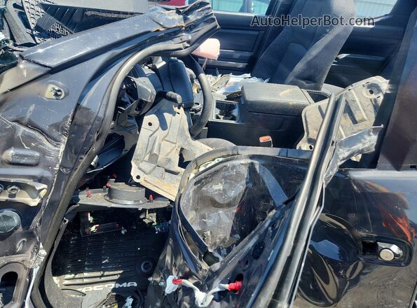 3TMLB5JN5SM157943 2025 TOYOTA TACOMA Black Widok wnętrza z przodu