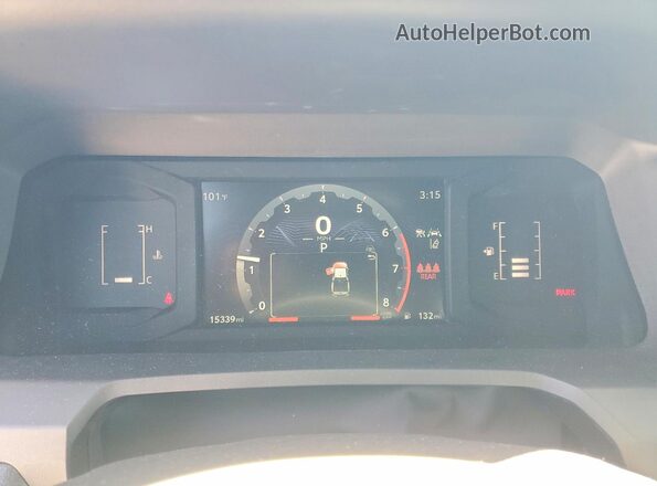 3TMLB5JN9SM144807 2025 TOYOTA TACOMA Gray Instrument cluster view