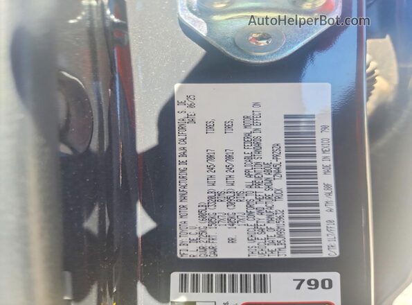 3TMLB5JN9SM159632 2025 TOYOTA TACOMA Gray Շարժիչի բաժամունքի տեսք