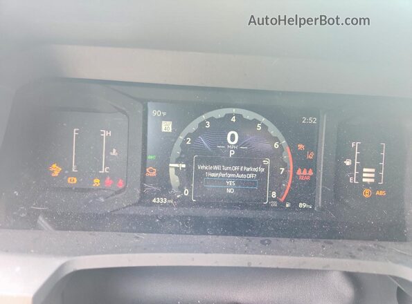 3TMLB5JN9TM275964 2026 TOYOTA TACOMA Black ხელსაწყოთა პანელის ხედი