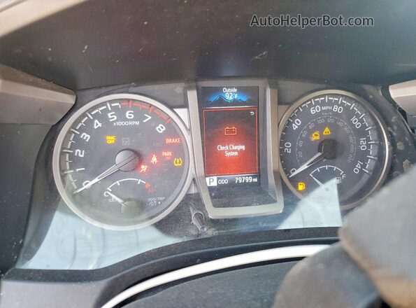 3TYAX5GN4MT010682 2021 TOYOTA TACOMA Black Vista del cuadro de instrumentos