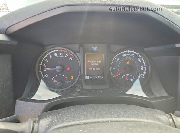 3TYAX5GN7MT018985 2021 TOYOTA TACOMA Белый Вид щитка приборов