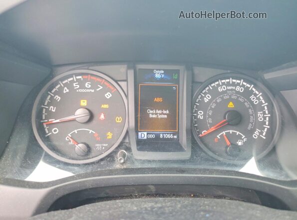 3TYAX5GNXNT047107 2022 TOYOTA TACOMA White Вид щитка приладів