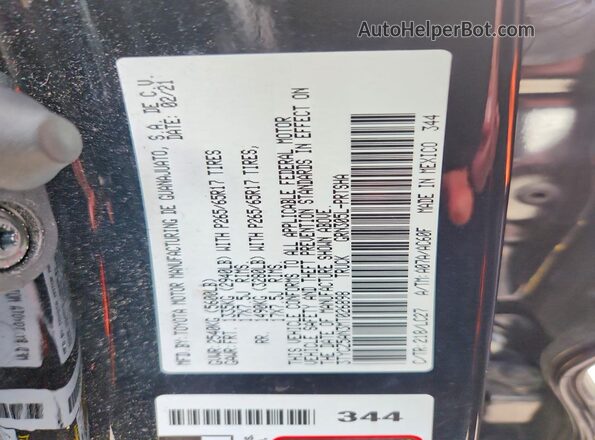 3TYCZ5AN3MT026898 2021 TOYOTA TACOMA Черный Вид подкапотного пространства