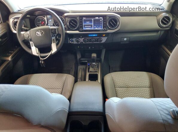 3TYCZ5ANXPT177435 2023 TOYOTA TACOMA White Widok deski rozdzielczej