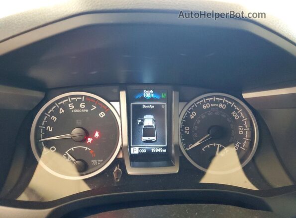3TYCZ5ANXPT177435 2023 TOYOTA TACOMA White Widok zestawu wskaźników