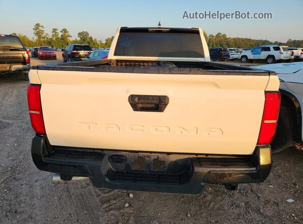 3TYJDAHN9ST033632 2025 TOYOTA TACOMA White უკანა ხედი