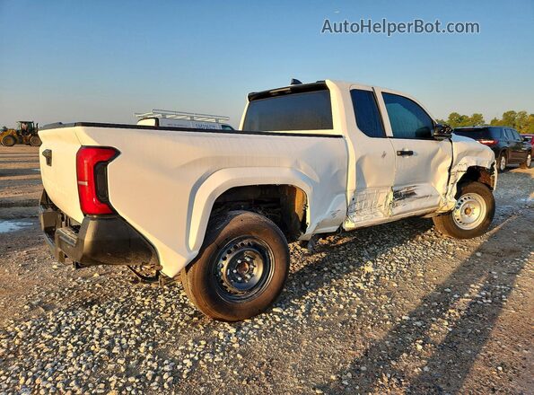 3TYJDAHN9ST033632 2025 TOYOTA TACOMA White უკანა მარჯვენა