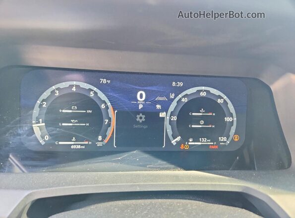 3TYKB5FN0ST026671 2025 TOYOTA TACOMA Red Widok zestawu wskaźników
