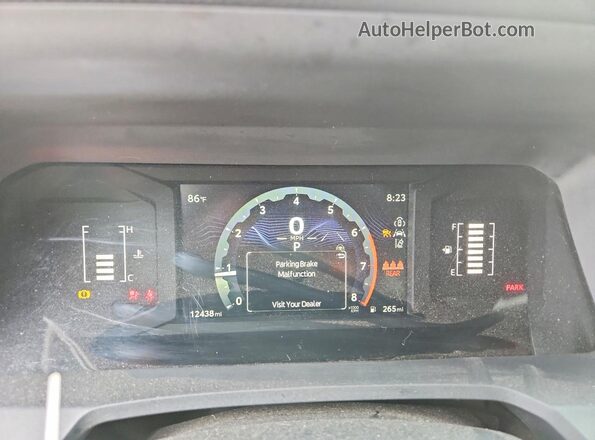 3TYKB5FN0TT034139 2026 TOYOTA TACOMA Maroon Вид щитка приладів