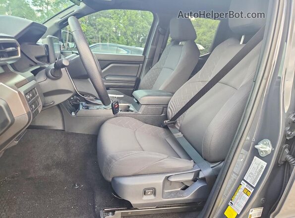 3TYKB5FN5RT013473 2024 TOYOTA TACOMA Серый Вид салона спереди