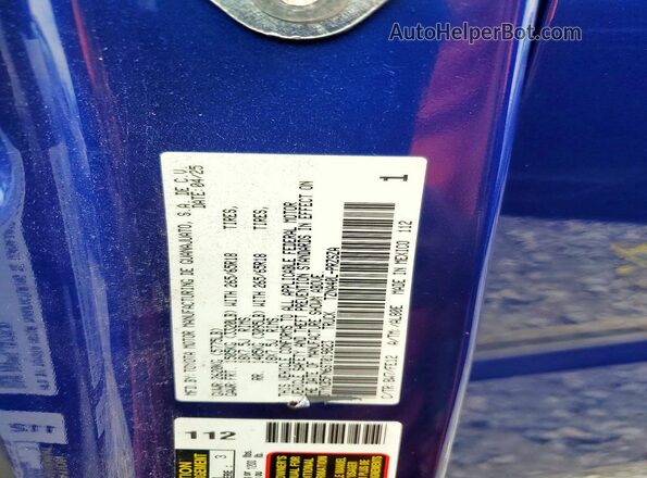 3TYKB5FN6ST019823 2025 TOYOTA TACOMA Blue Engine compartment view