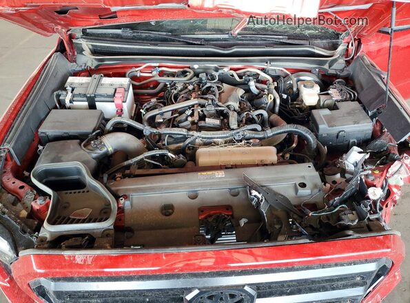 3TYKB5FN7ST017059 2025 TOYOTA TACOMA Красный Вид задней части салона