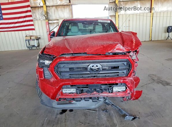 3TYKB5FN7ST017059 2025 TOYOTA TACOMA Красный Вид спереди