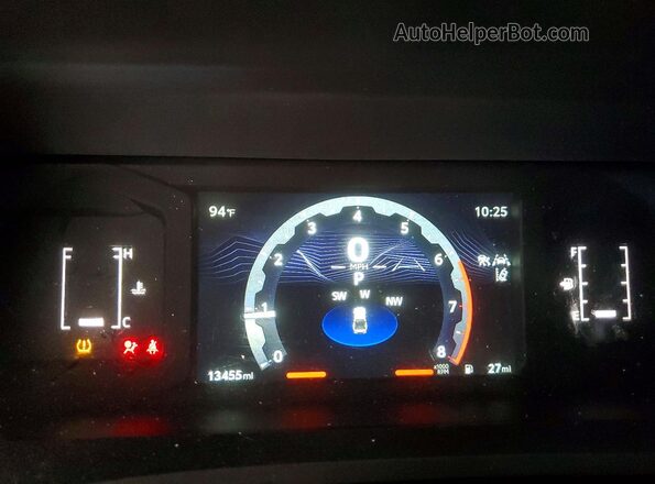 3TYKB5FN7ST017059 2025 TOYOTA TACOMA Красный Вид щитка приборов