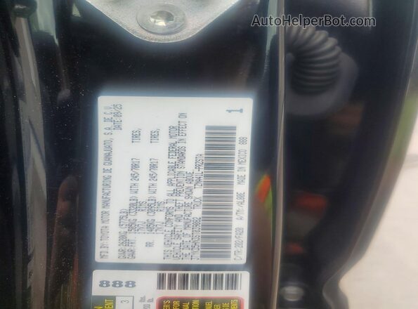 3TYKD5HN3ST039082 2025 TOYOTA TACOMA Black VIN sticker view