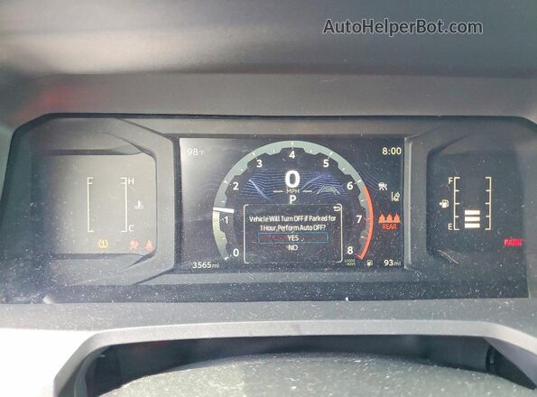 3TYKD5HN4TT040193 2026 TOYOTA TACOMA Black Widok zestawu wskaźników