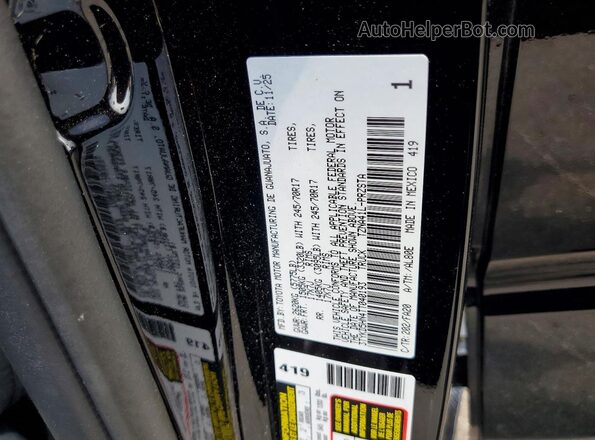 3TYKD5HN4TT040193 2026 TOYOTA TACOMA Black Widok komory silnika