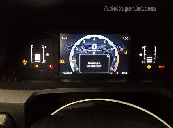 3TYKD5HN9RT009661 2024 TOYOTA TACOMA Белый Вид щитка приборов