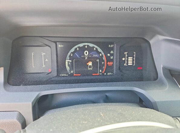 3TYLB5JN9ST097069 2025 TOYOTA TACOMA White ხელსაწყოთა პანელის ხედი