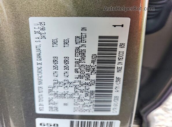 3TYLC5LN6ST039088 2025 TOYOTA TACOMA Tan Вид підкапотного простору