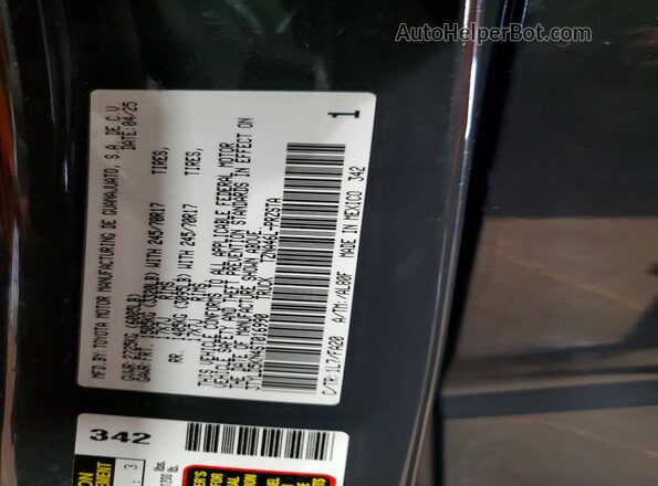 3TYLD5KN4ST016990 2025 TOYOTA TACOMA Gray Вид підкапотного простору