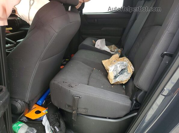 3TYLD5KN5ST018666 2025 TOYOTA TACOMA Charcoal Вид задніх сидінь