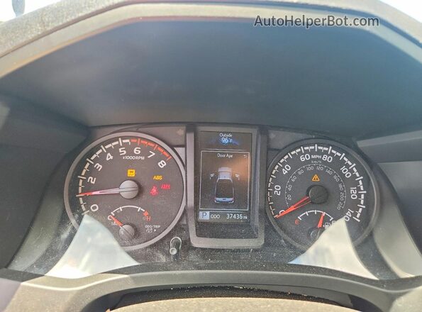3TYRX5GN1NT056040 2022 TOYOTA TACOMA White Вид щитка приладів