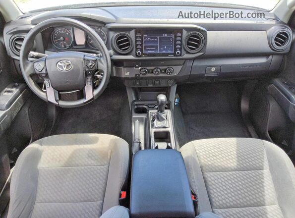 3TYRX5GN4NT061152 2022 TOYOTA TACOMA White წინა პანელის ხედი