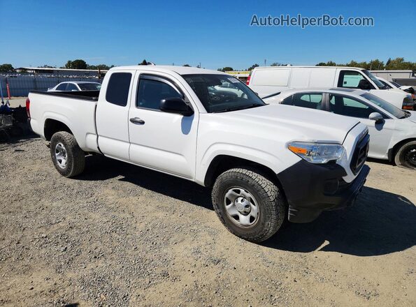 3TYRX5GN8MT023843 2021 TOYOTA TACOMA Белый Передняя правая четверть
