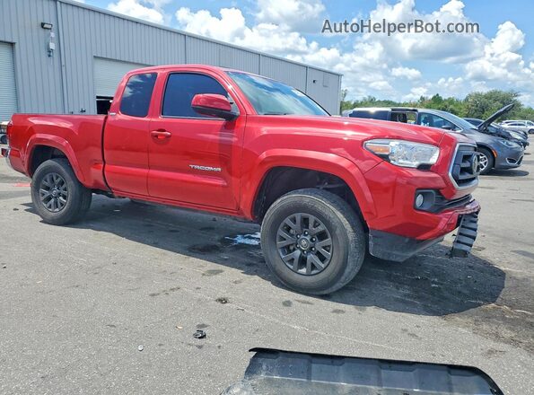 3TYRZ5CN2NT019286 2022 TOYOTA TACOMA Red Przód prawy