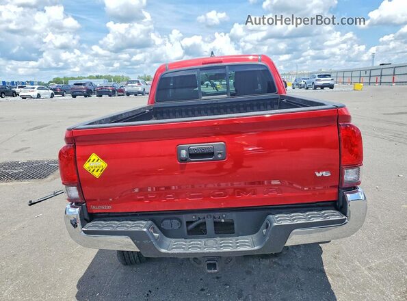 3TYRZ5CN2NT019286 2022 TOYOTA TACOMA Red Widok z tyłu