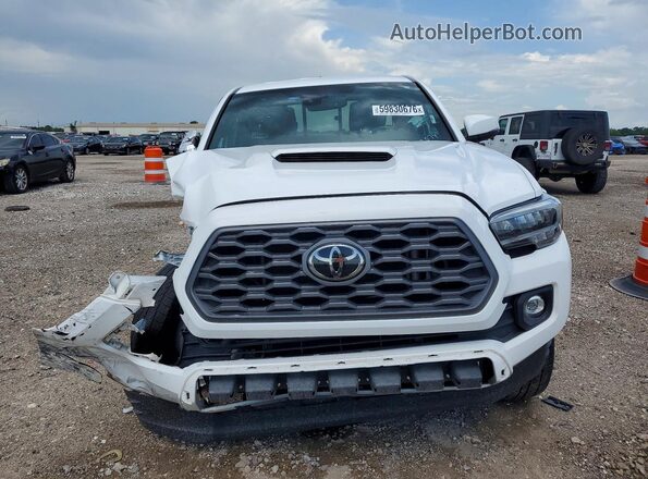 3TYRZ5CN2NT022074 2022 TOYOTA TACOMA White Widok z przodu