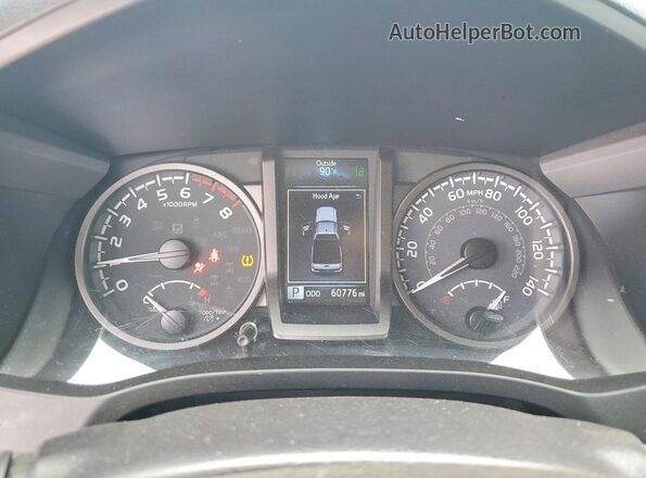 3TYRZ5CN2NT022074 2022 TOYOTA TACOMA White Widok zestawu wskaźników