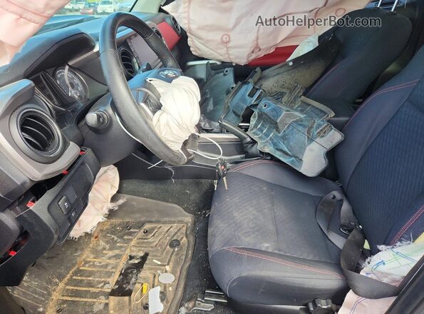 3TYSX5EN0MT009228 2021 TOYOTA TACOMA Черный Вид салона спереди